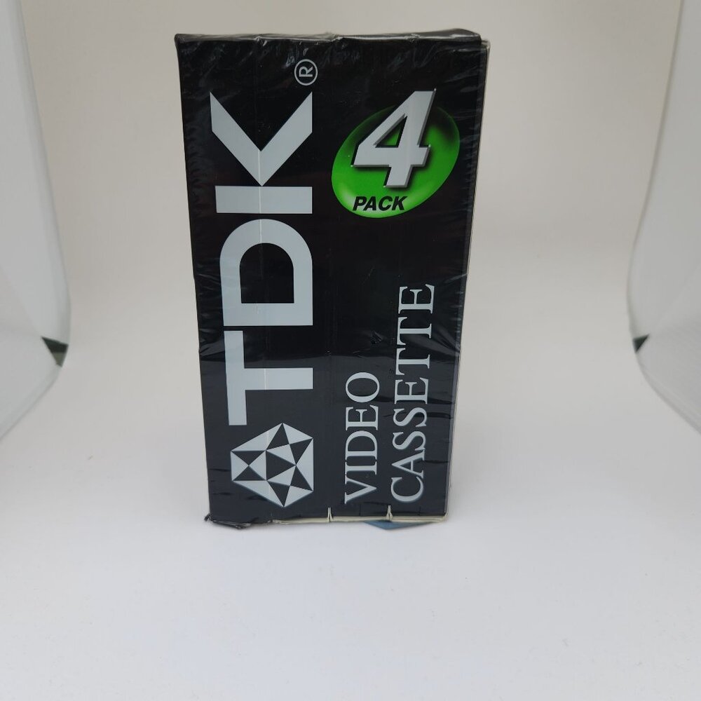 TDK Premium Quality Revue Video Cassette 6 hours T-120  - 4-Pack NEW